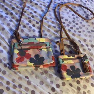 Tiny leather purse & wallet